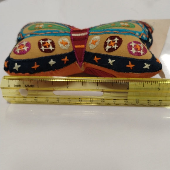 Coldwater Creek Butterfly Pillow ast bohemian colorful patterns fairy core - Picture 11 of 17